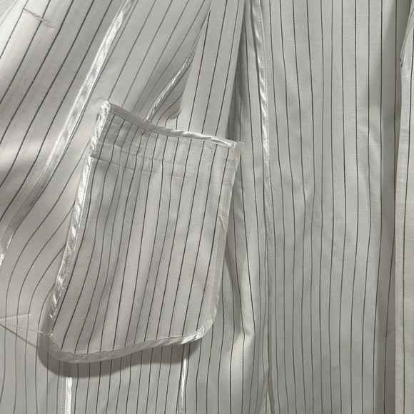 Avec Les Filles Longline Pinstriped Blazer - Picture 4 of 10